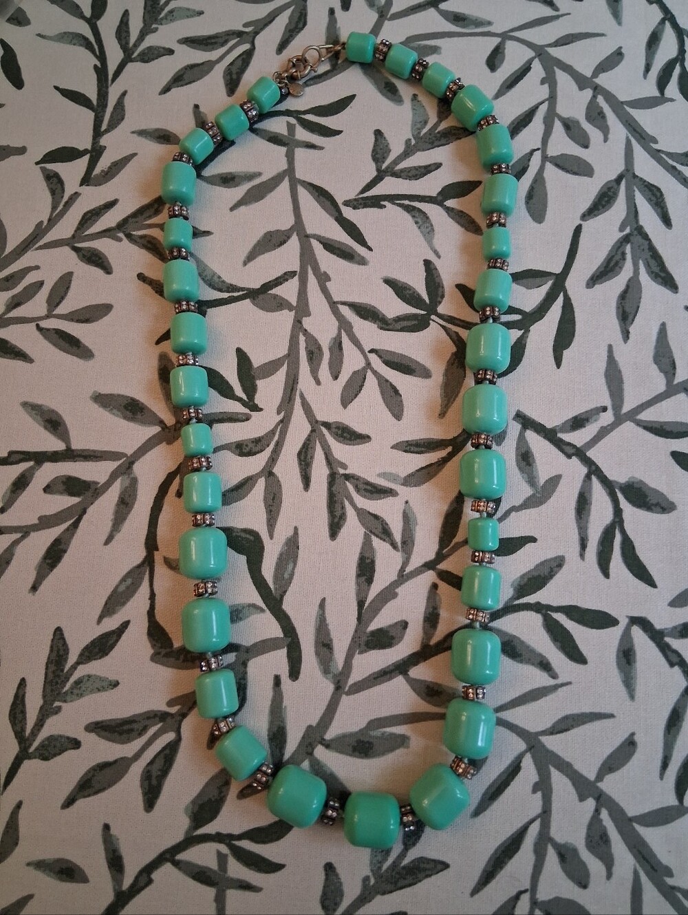 J.Crew Crystal And Turquoise / Tiffany Blue Beaded Necklace